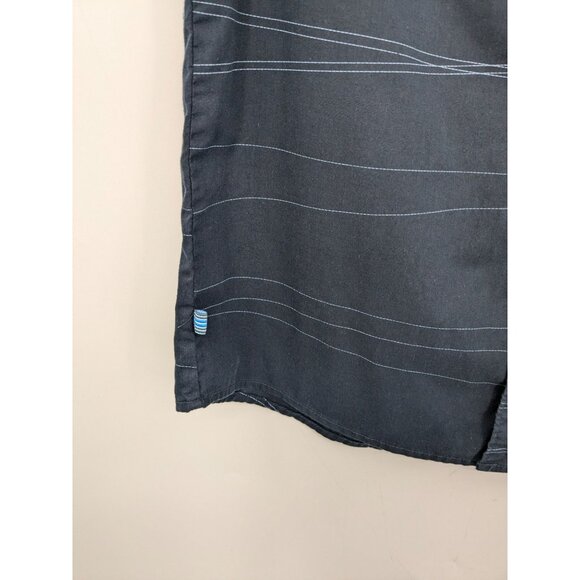 686 Performance Dry Shirt Men Size M Button Up Abstract Print Outdoor Streetwear - Picture 5 of 12